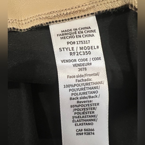 Splendid | Splendid X Cella Jane Vegan Leather Flare Legging, Size XS NWT - Picture 9 of 12